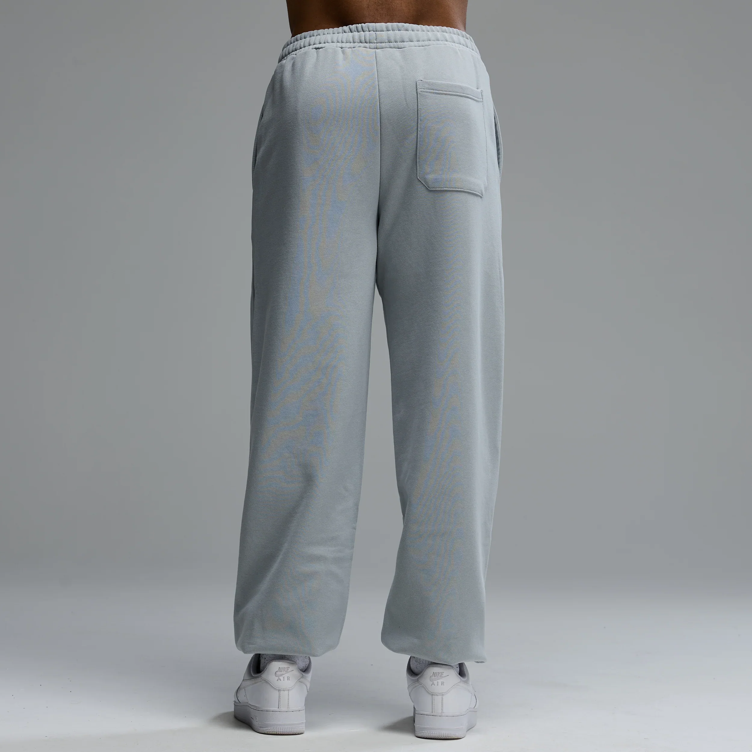 BODYBUILDING EMBLEM GREY OVERSIZED SWEATPANTS