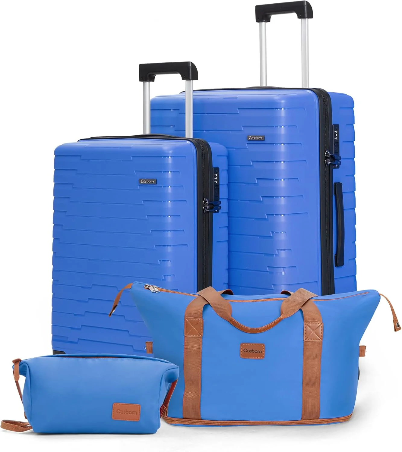 Ensemble de 5 valises à roulettes, valise rigide en ABS avec roulettes multidirectionnelles