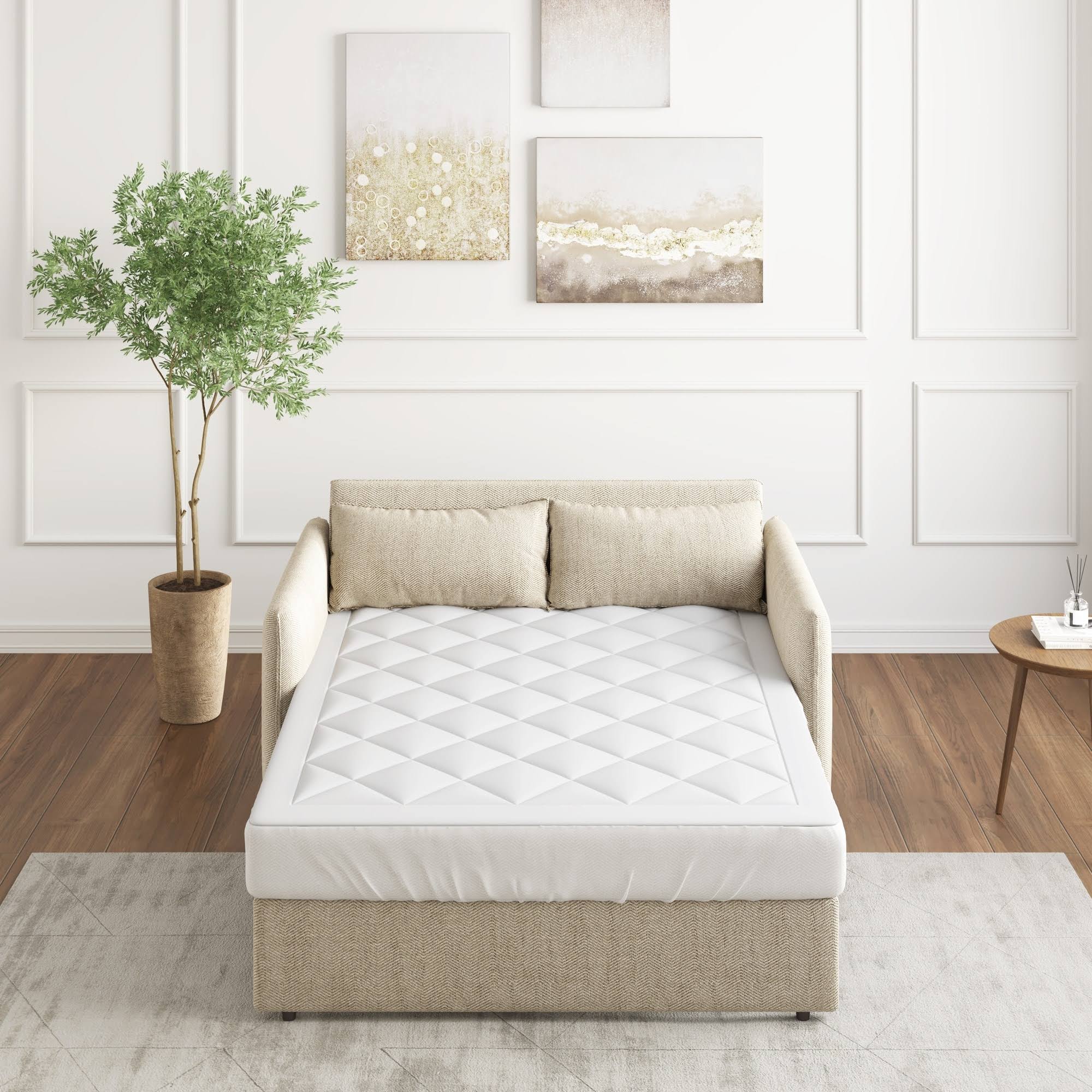 Couch Bed Sofa Pad Sectional Living Roomsleeper Futon Furniture Loveseat 60