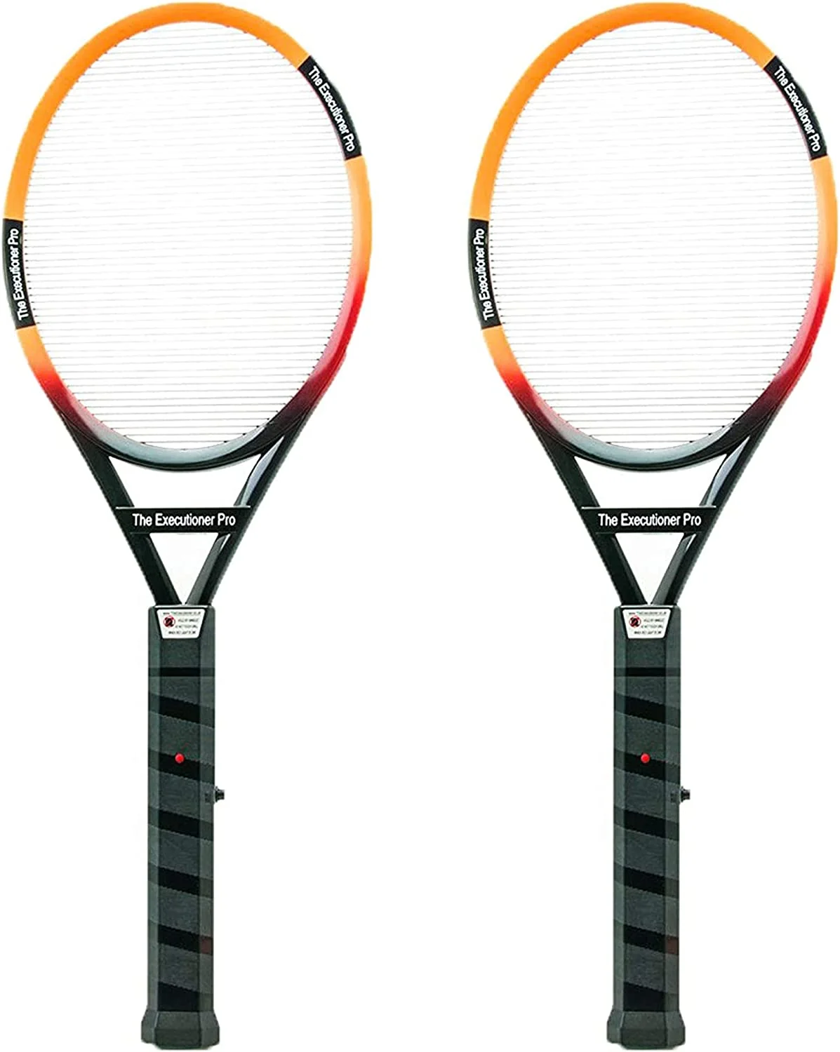 The Executioner Pro 2 Pack Fly Swatter Racket Bug Zapper Indoor Outdoor 55cm