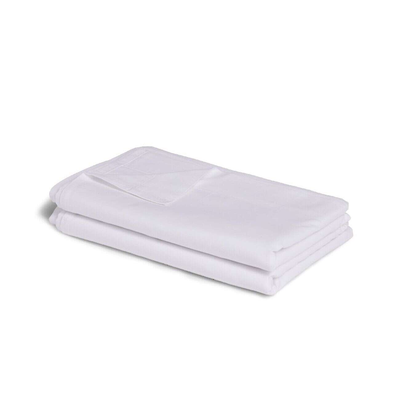 Drap plat 240x300cm 100% coton blanc