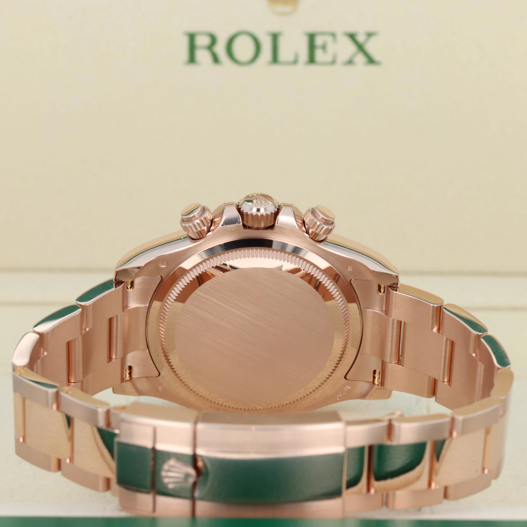 [Super Clone]Rolex Daytona 40mm Rose Gold Black Dial  m126505-0001