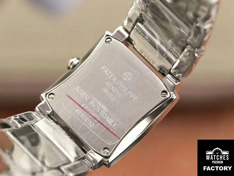 Patek Philippe Ladies Twenty-4 4908 / 101G-001 Silver Diamond Dial