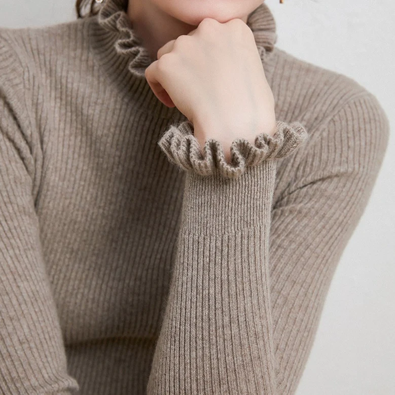 Alva – Pull à col roulé pour femmes