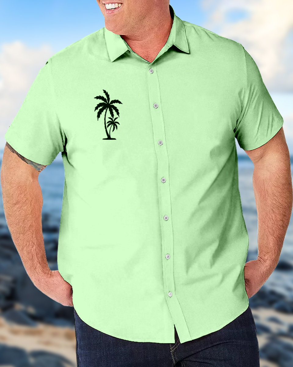 Chemise hawaïenne décontractée à manches courtes pour homme, grandes tailles, modèle 008