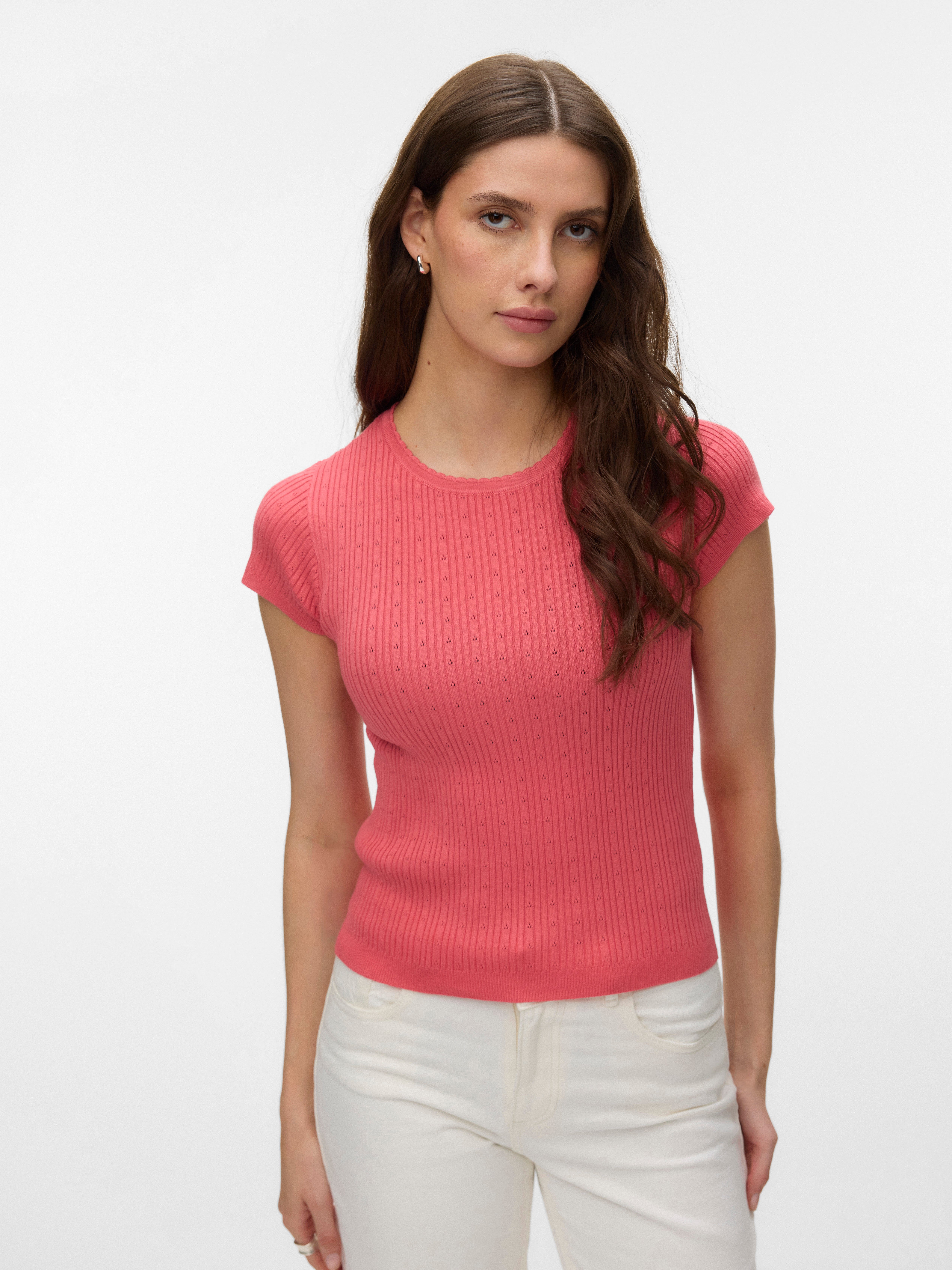 VERO MODA® VMSILJE Knitted T-shirt