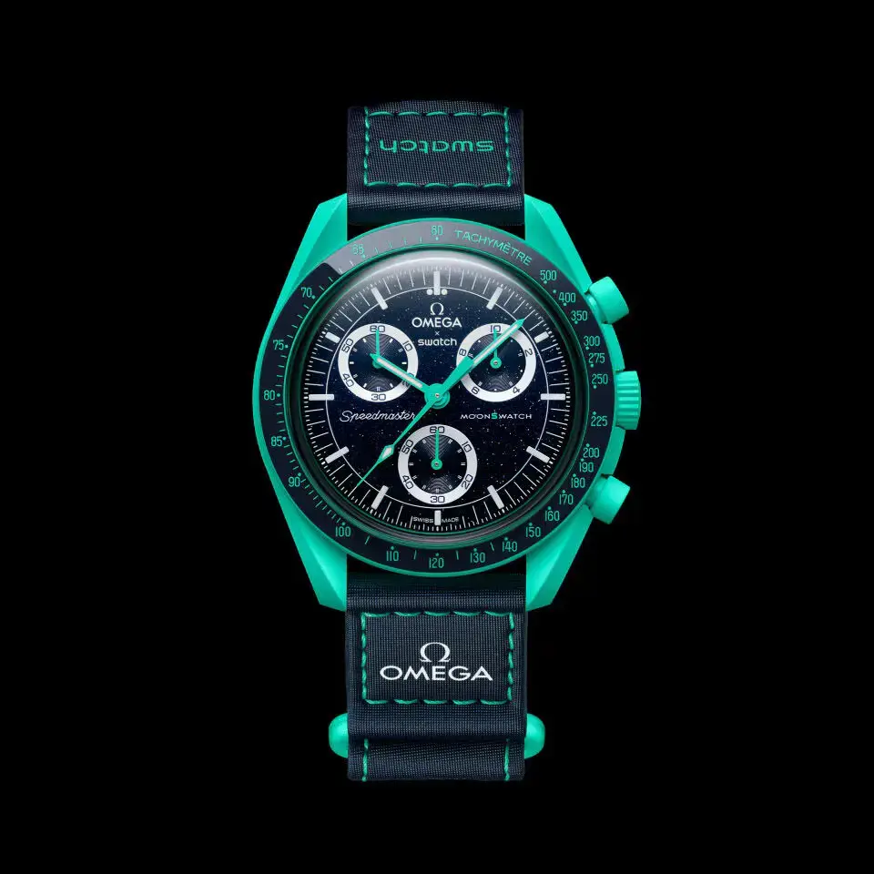 SWATCH x OMEGA 時計 MISSION ON EARTH - POLAR LIGHTS