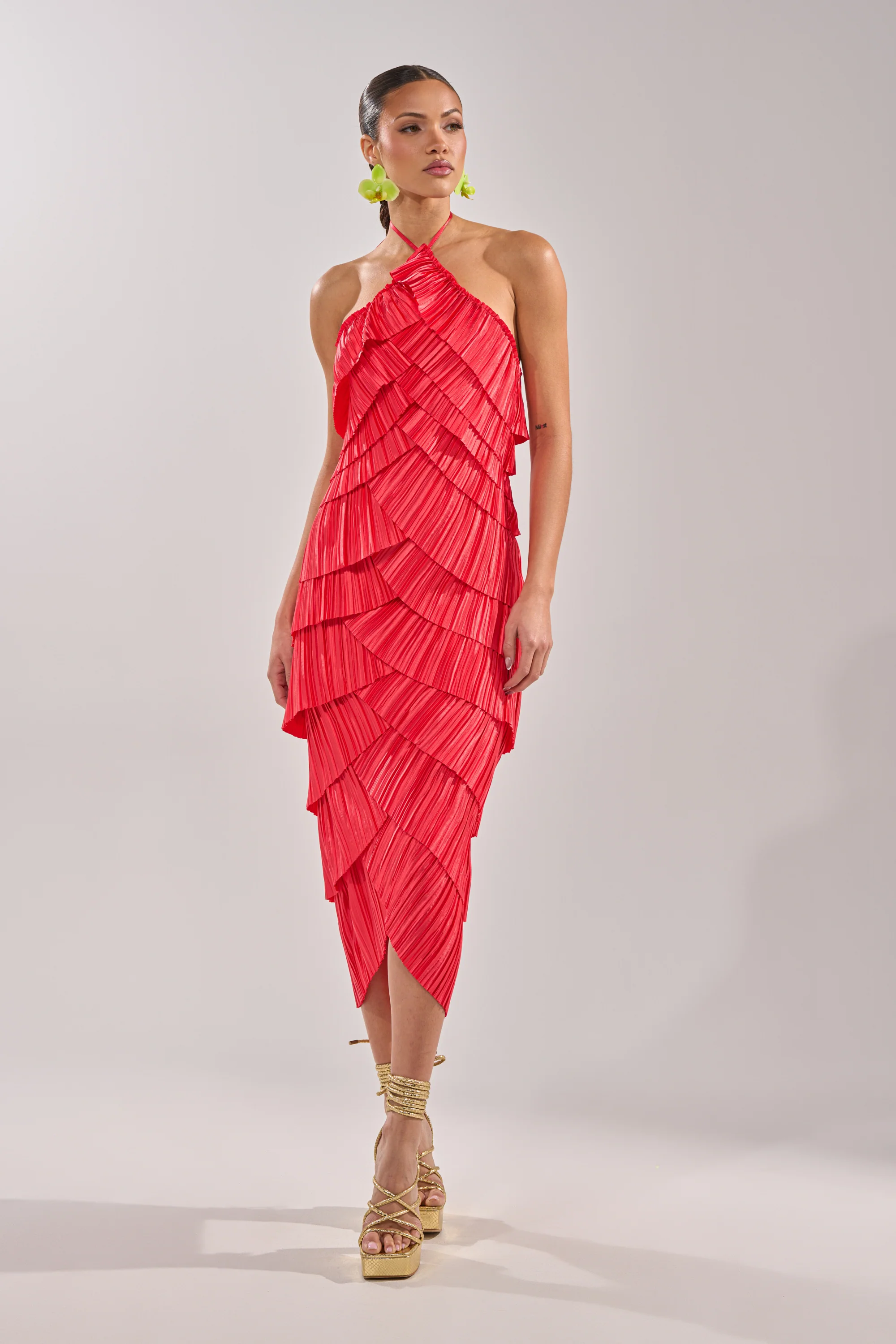 GIVE IT TO ME BABY SATIN MAXI DRESS - Akira Store