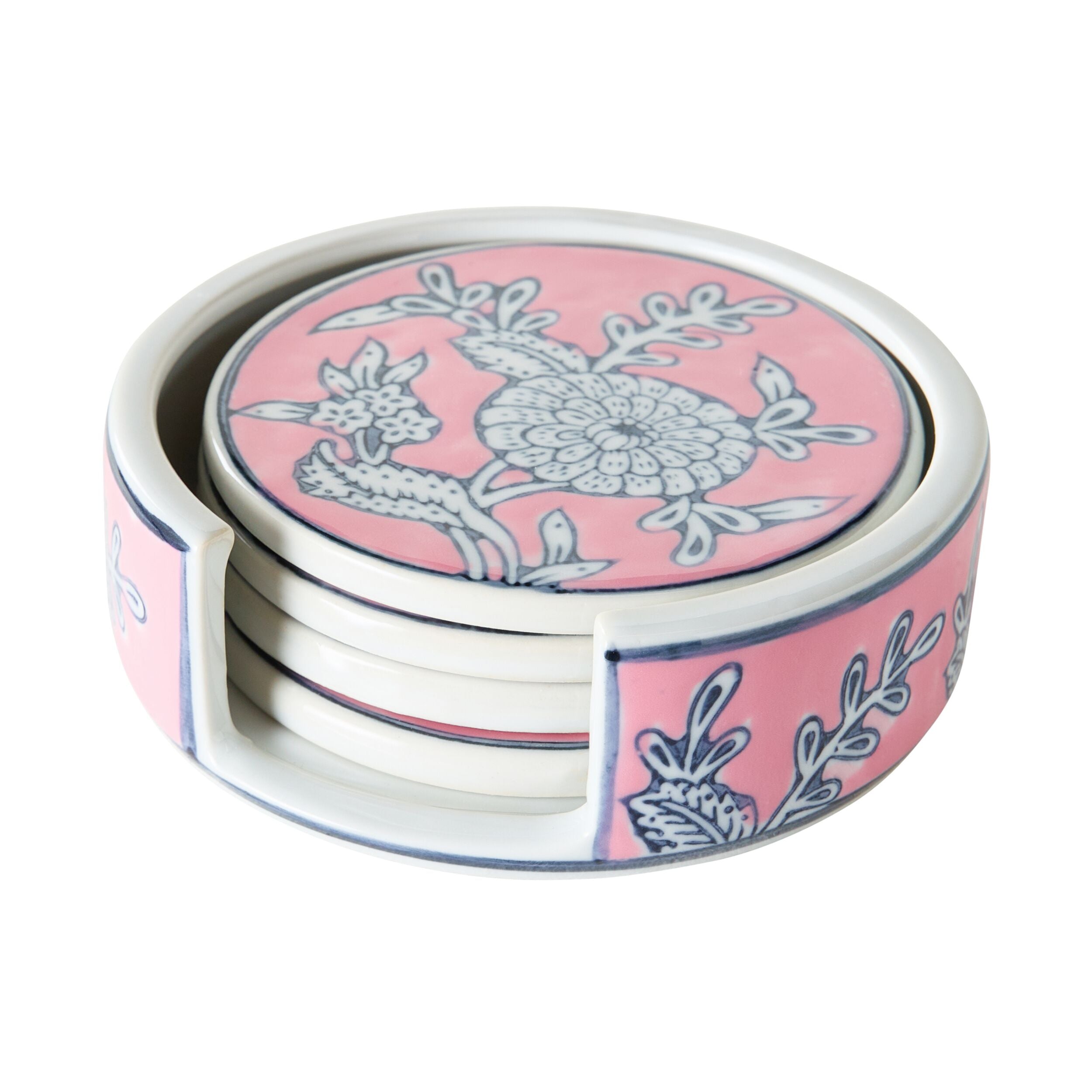 Celadon Botanic Blush Coasters Set of 4