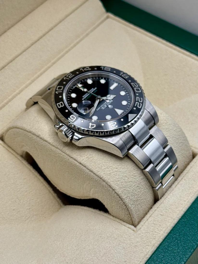 [Super Clone]Rolex GMT-Master II 116710LN 40 mm Stainless Steel Black Dial Men's Watch