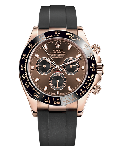 [Super Clone]Rolex Cosmograph Daytona  40mm Chocolate Dial Rose Gold  m126515LN-0010