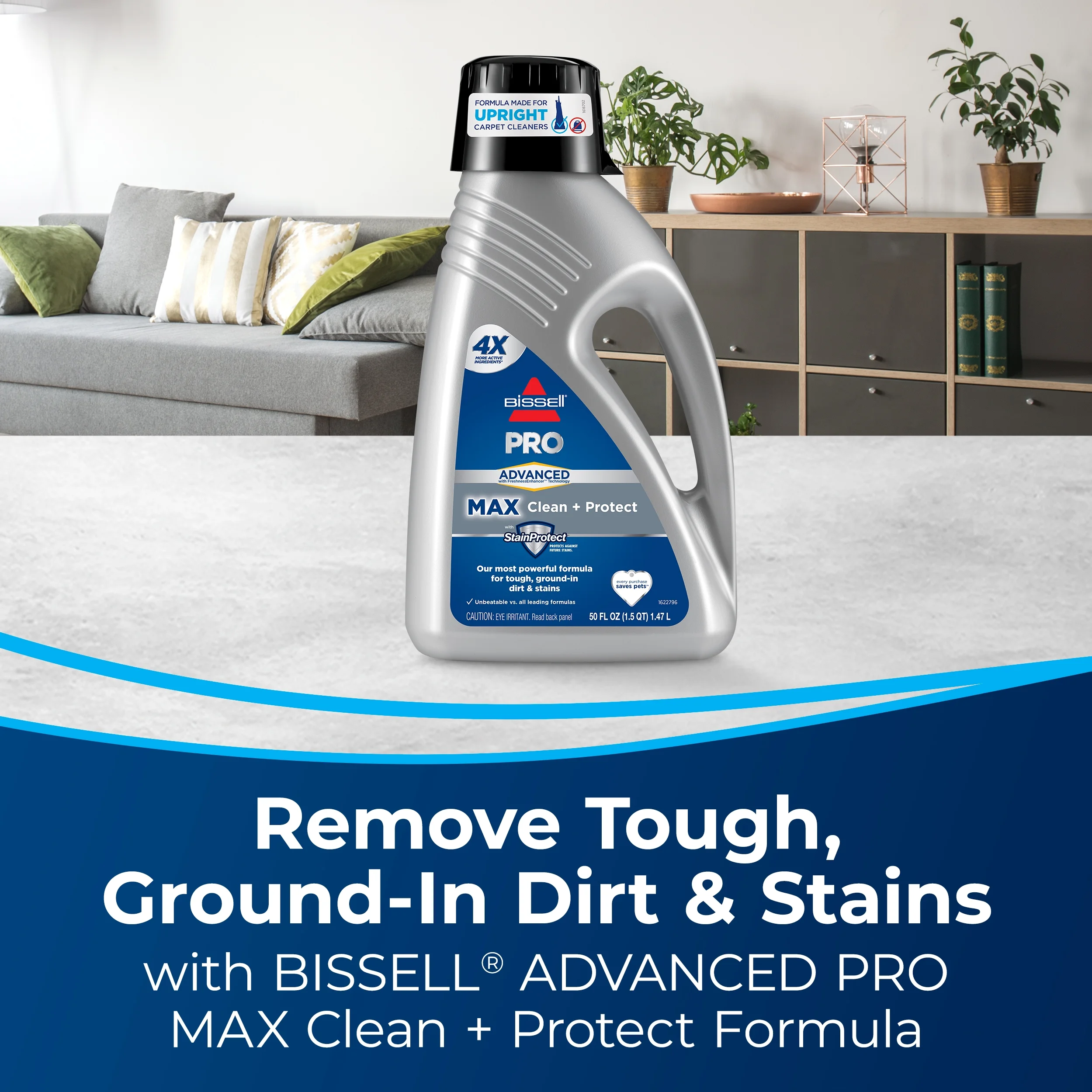 Pro Heat 2X Revolution Pet Carpet Cleaner, 3578 Advanced Pro Max Clean + Protect Deep Cleaning Carpet Formula, 50 oz, 70E1(Pro Heat 2X Revolution Pet + Advanced Pro Max Solution) - Image 10