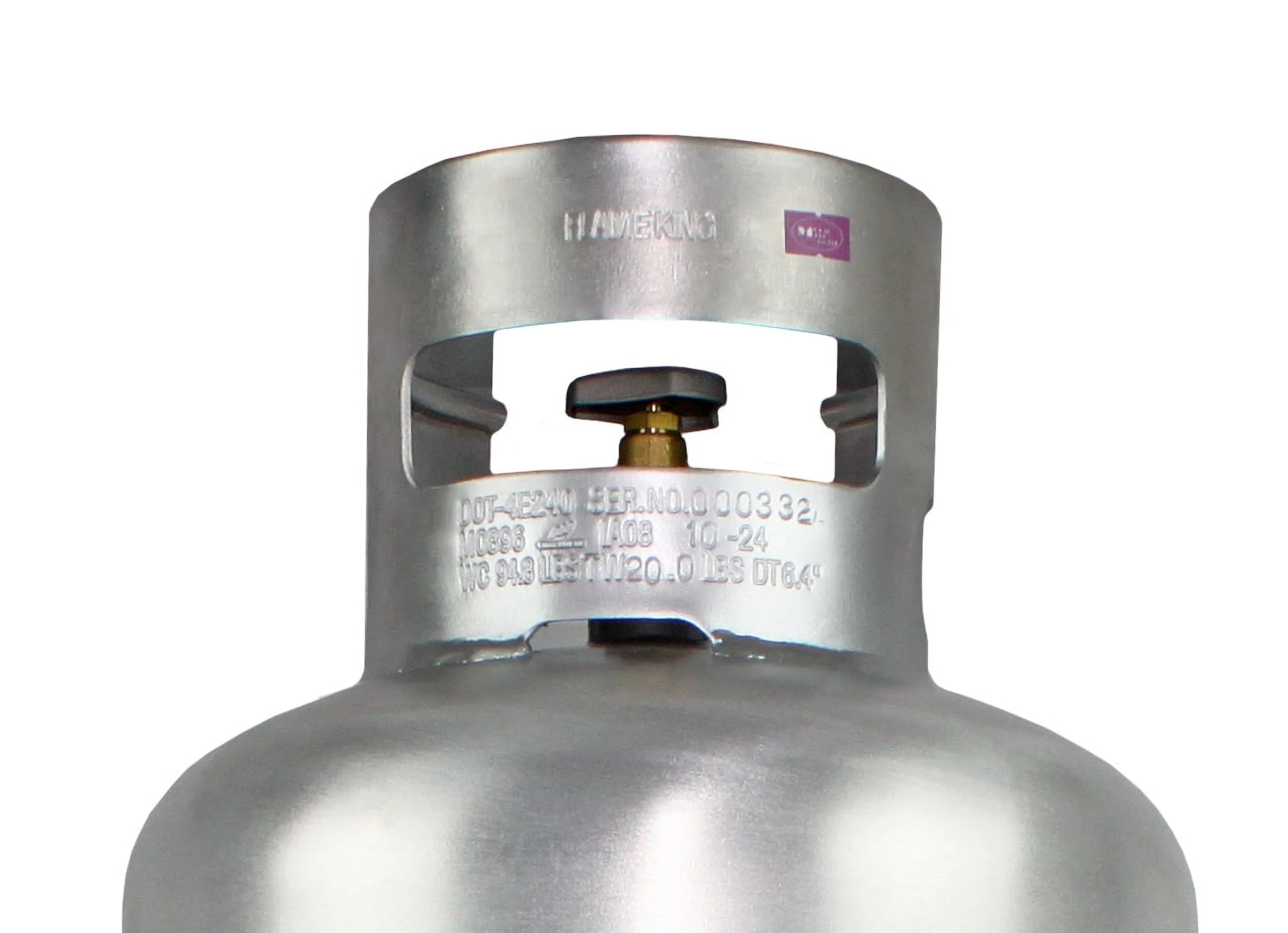 40LB Aluminum Propane Tank with Premium OPD Valve, Corrosion-Resistant and Rust-Free - Image 6