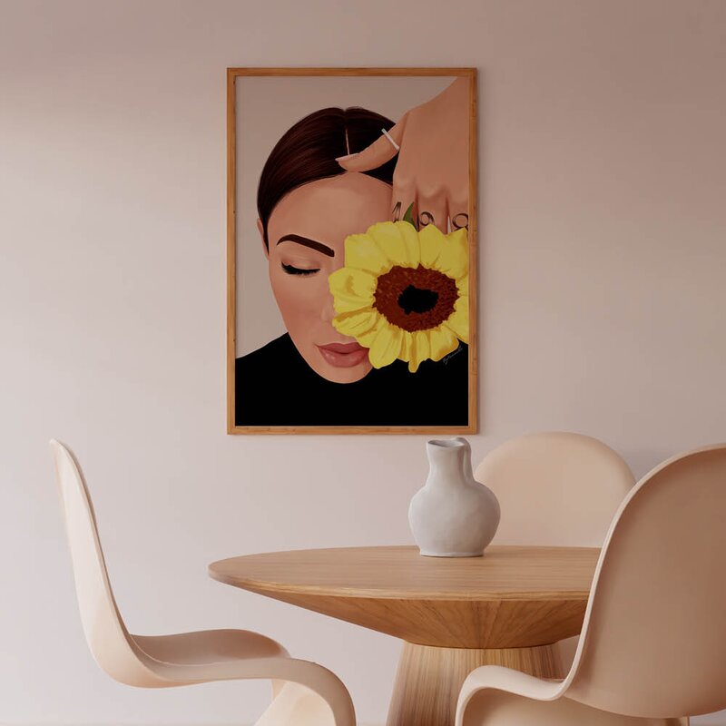 ByKammille poster 50x70 cm bloom