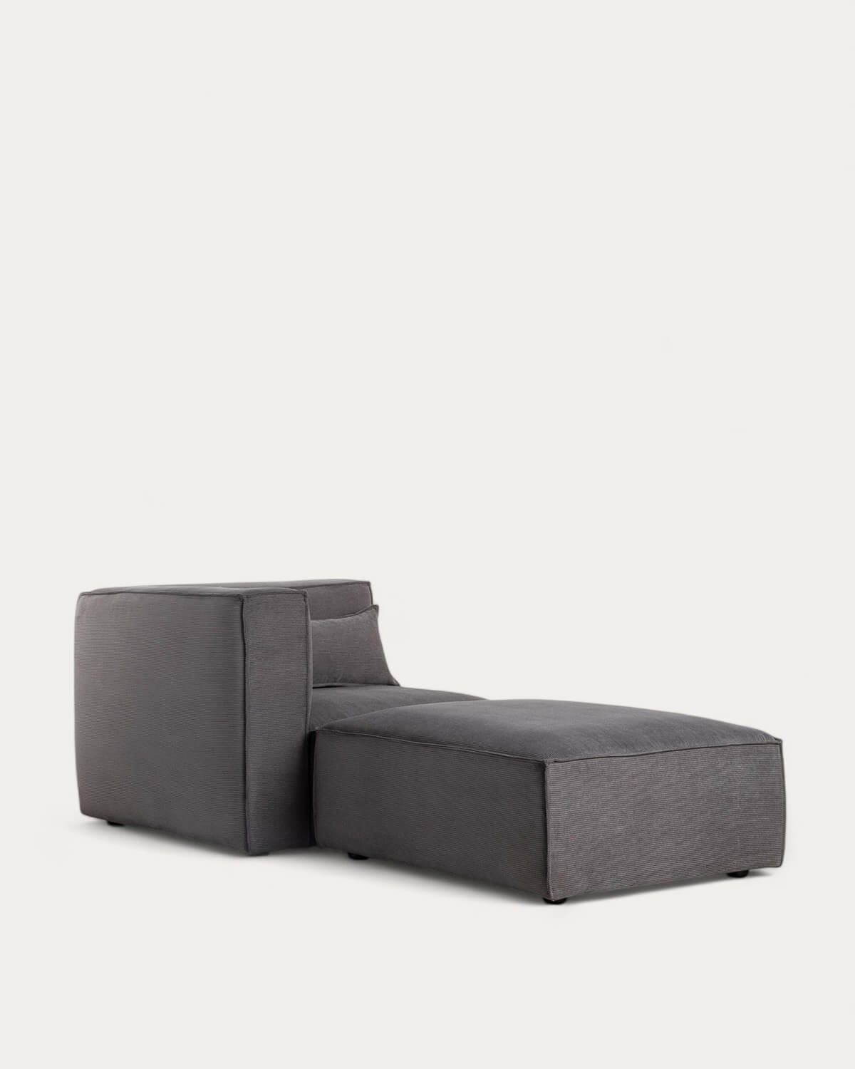 Kilhe Pana - Sillón Esquinero Modular con Puff de Pana Kilhe