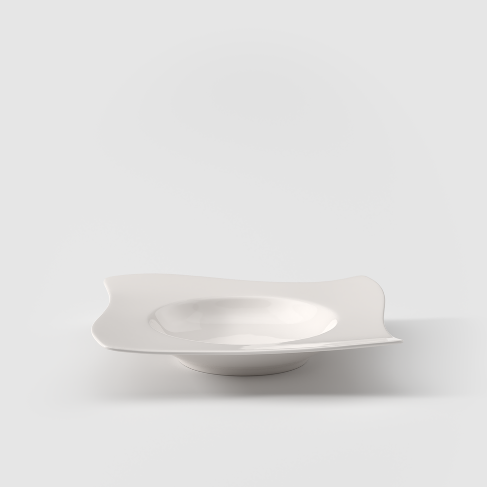 NewWave Soup bowl - White, 9.7'' x 9.7'', Premium Porcelain