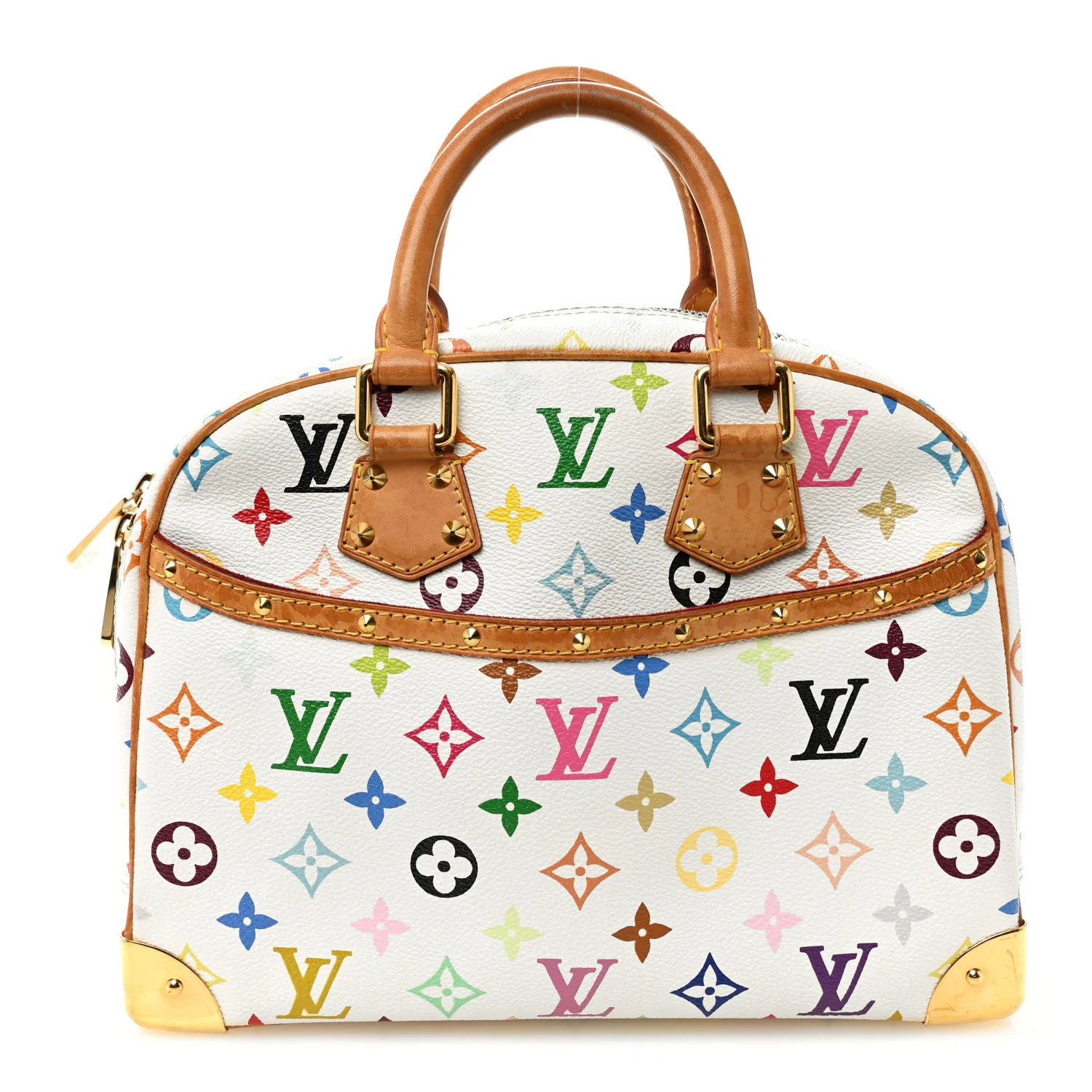 Monogram Multicolor Trouville White