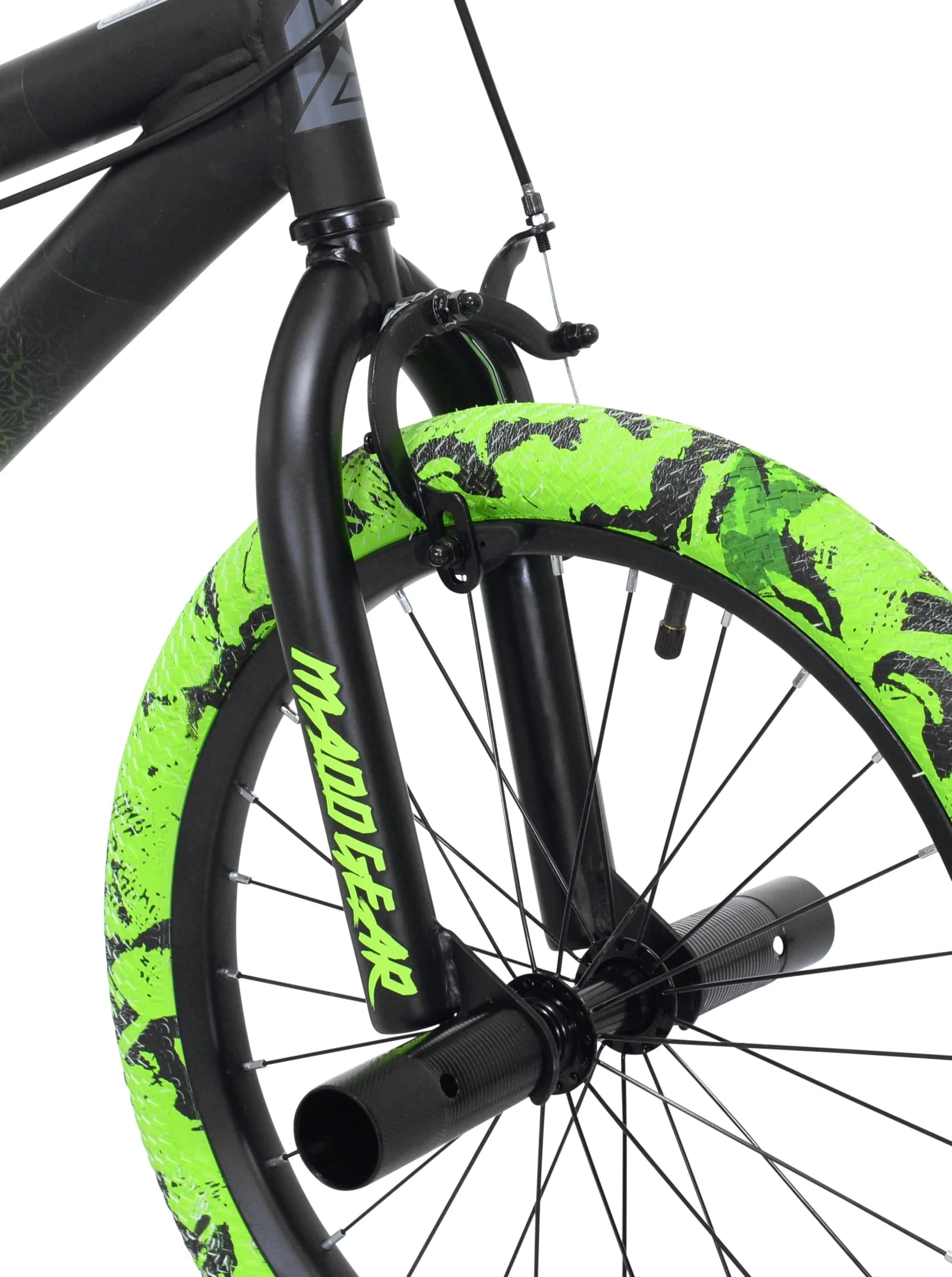 18" MG18 BMX Boy's Child Bike, Black and Green Image 8