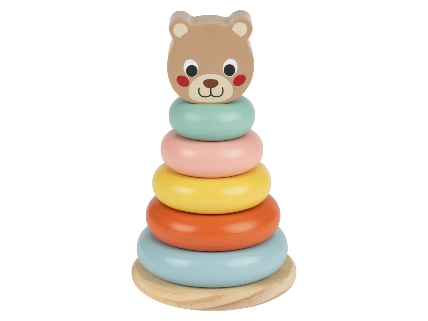 lupilu Bote de jeu et dapprentissage en bois