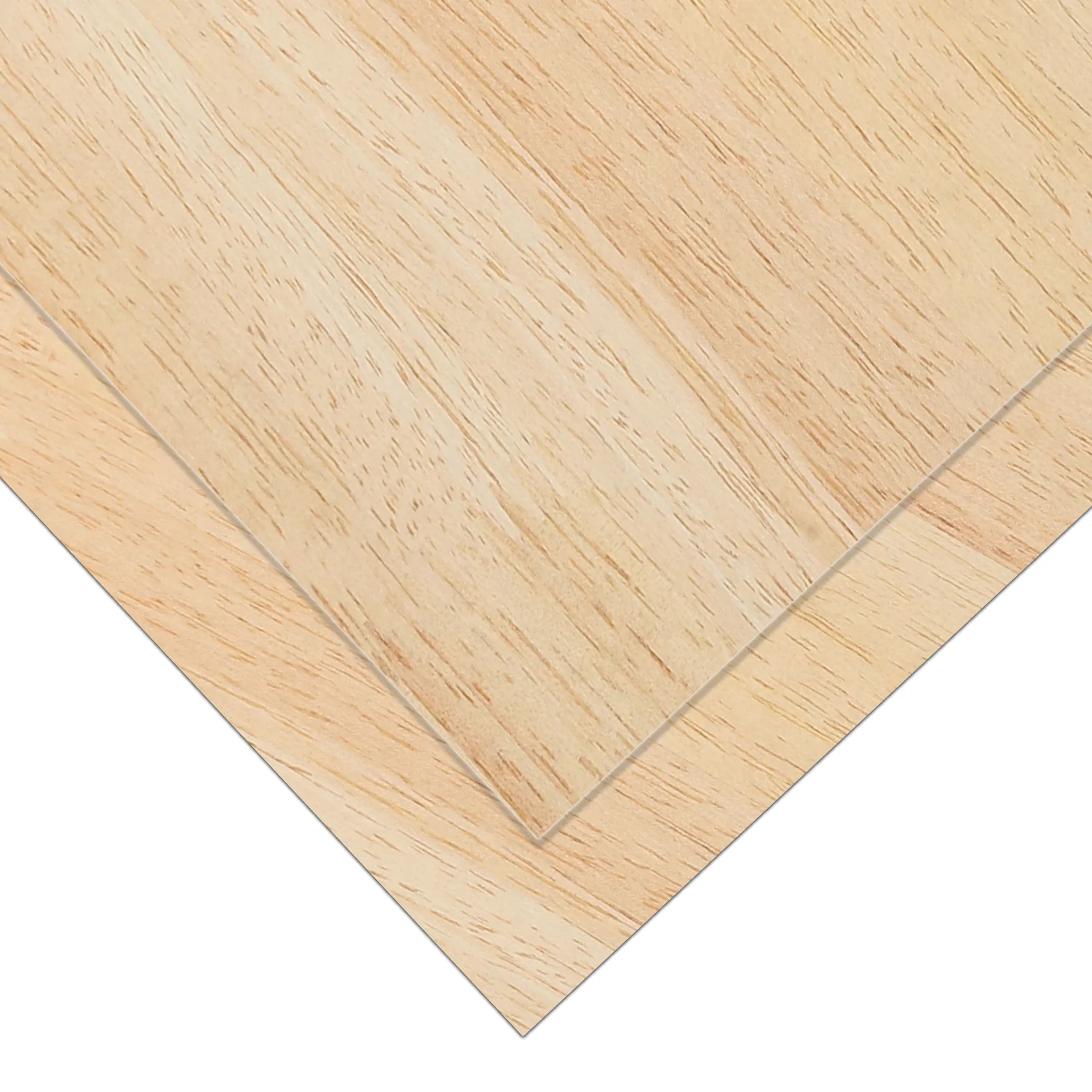 Contreplaqué de bois d'hévéa de 3 mm (6 pièces)