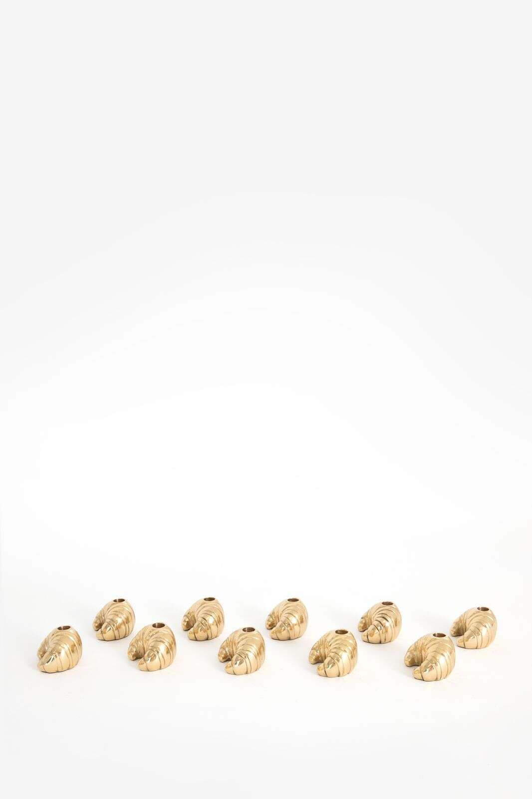 Messing kandelaar Croissant