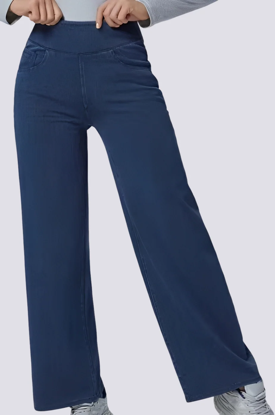 Carrie - Pantalon taille haute élégant
