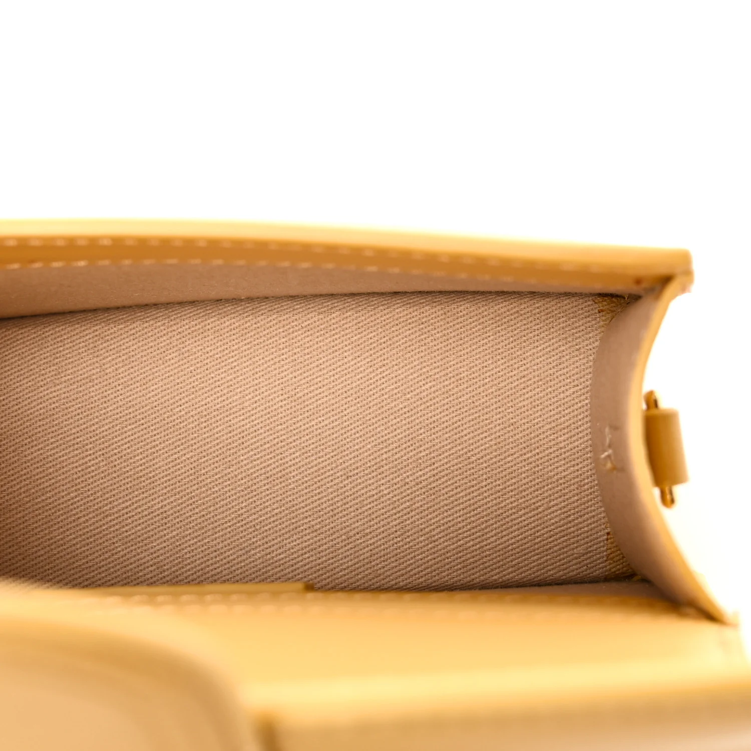 Smooth Calfskin Le Bambino Dark Yellow