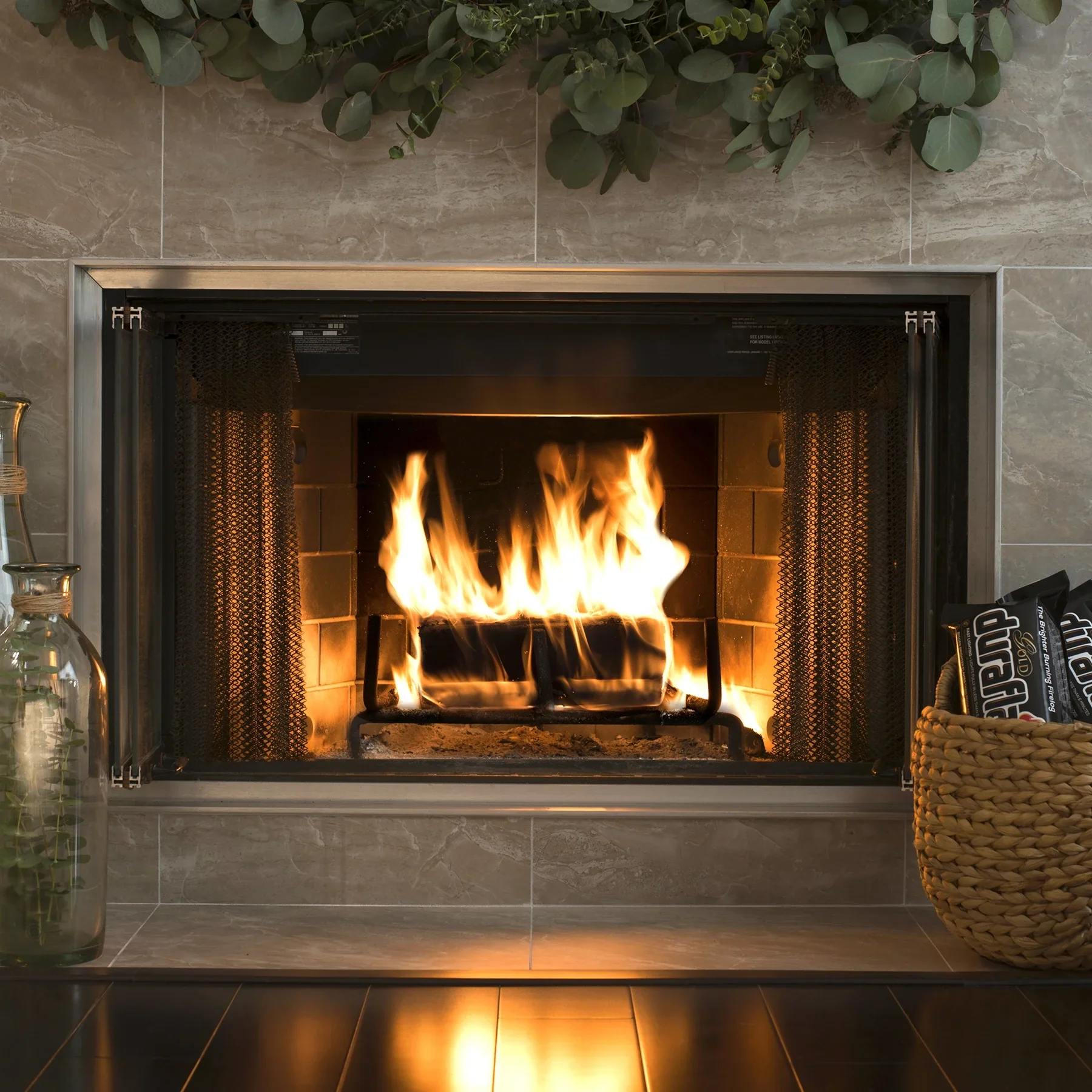 Gold Ultra Premium 4.5lb Firelogs, 6-Pack Case, 3 Hour Burn