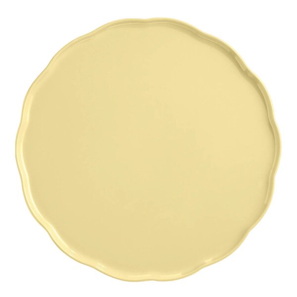 Madeleine serveringsfat rund 31x31 cm Vanilje