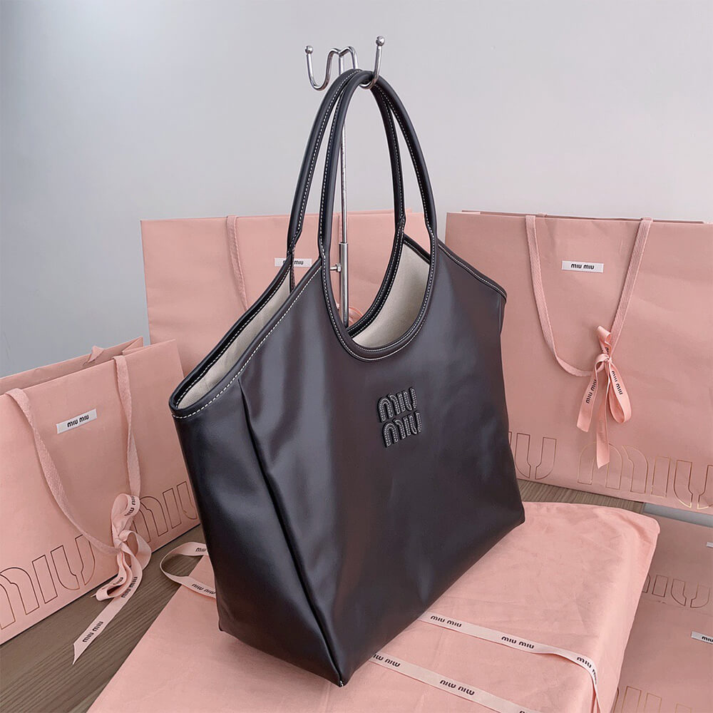 MIUMIU LARGE IVY LEATHER BAG(HIGH-END GRADE)