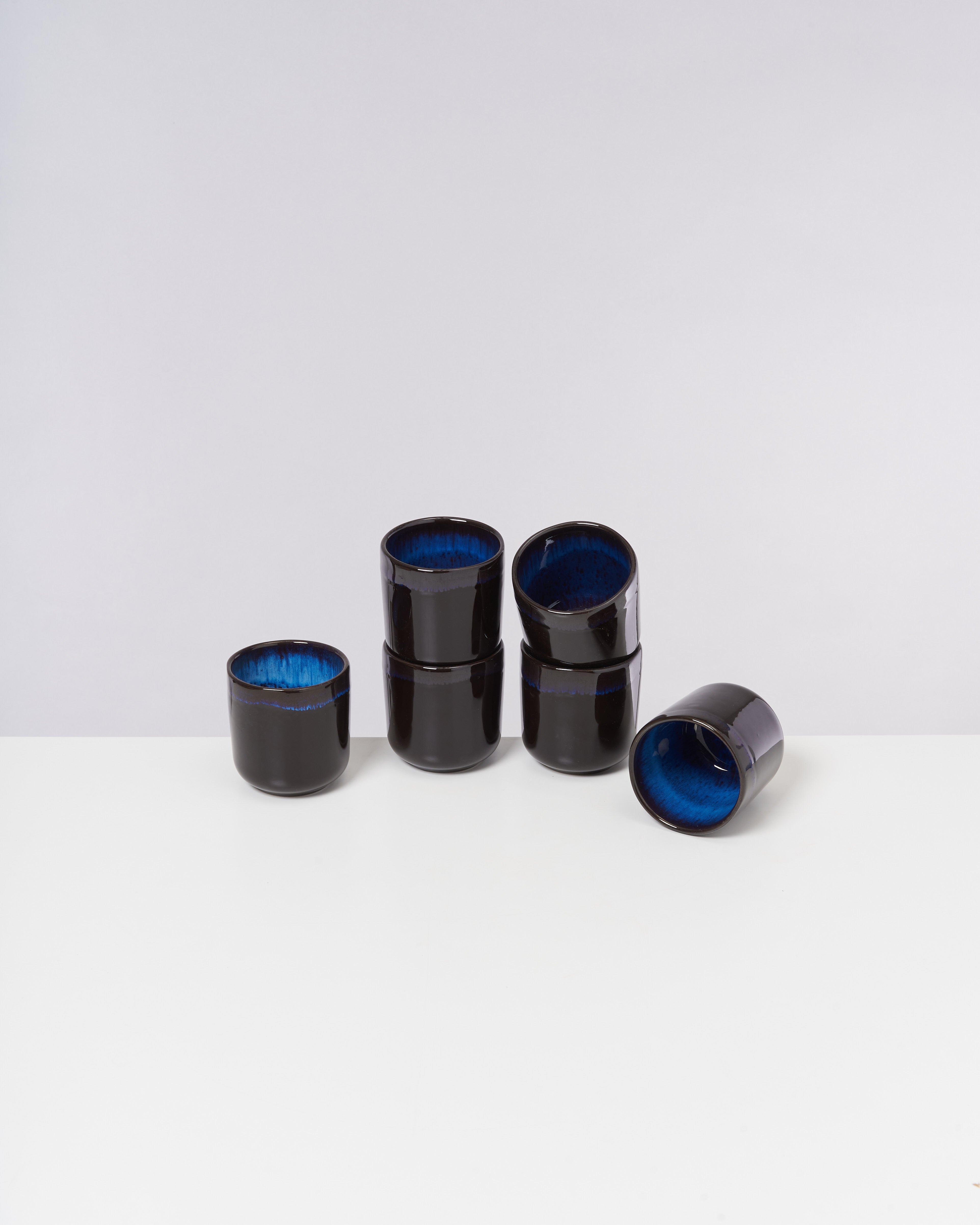 MELIDES - SMALL CUP DEEPSEABLUE SET OF 6