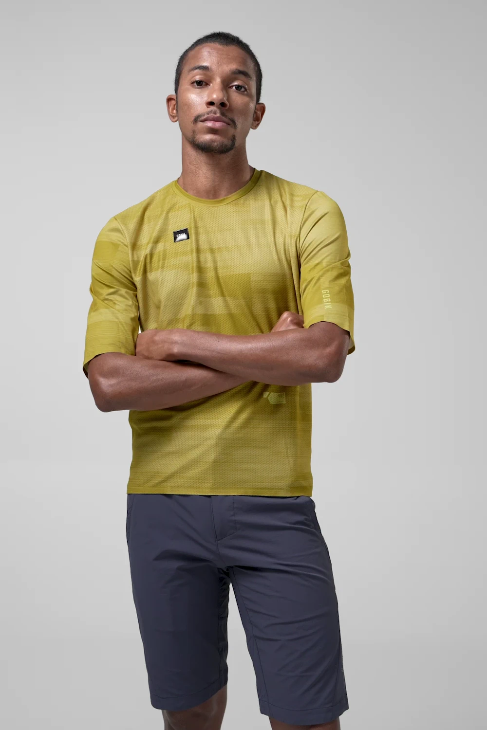 Gobik T-shirt  Men Volt Split Green