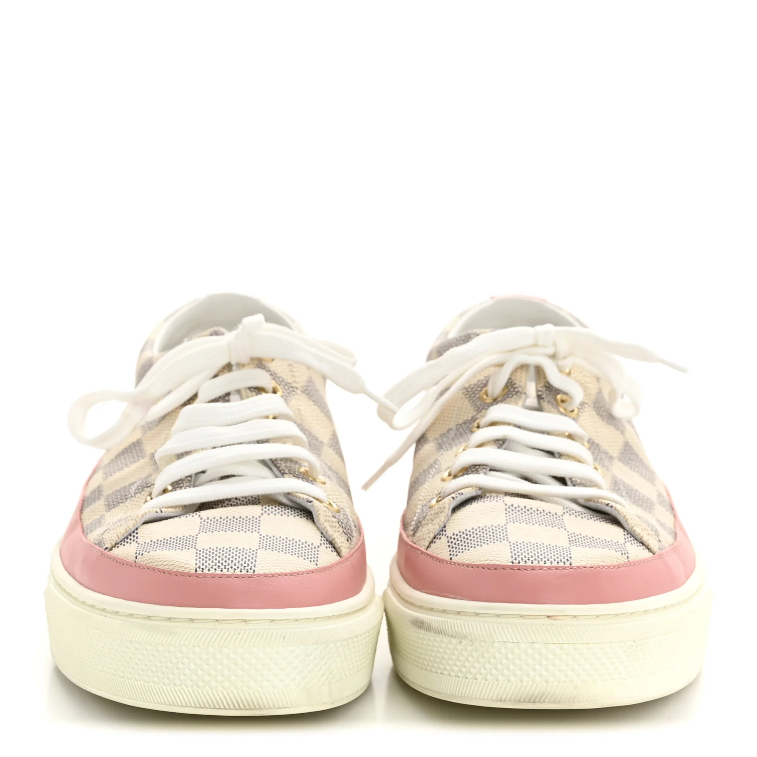 Damier Azur Stellar Sneakers 40 Rose Ballerine