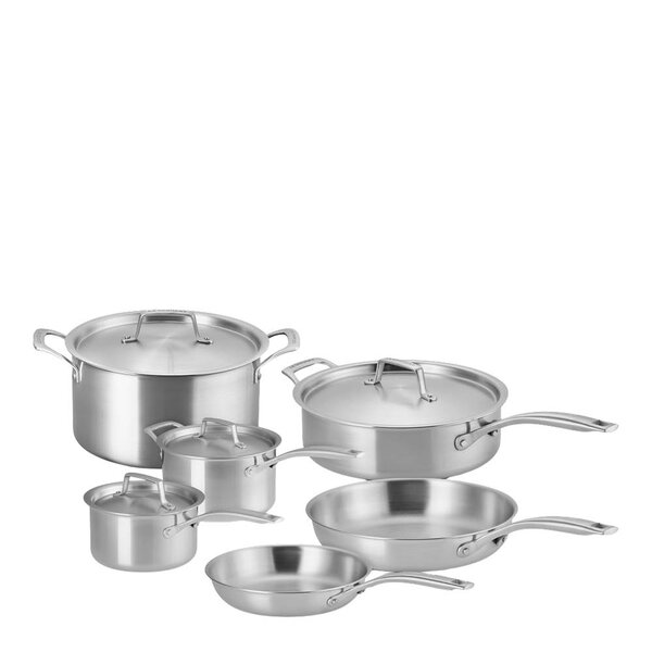 Essential 3-ply Stainless Steel grytesett 6 deler