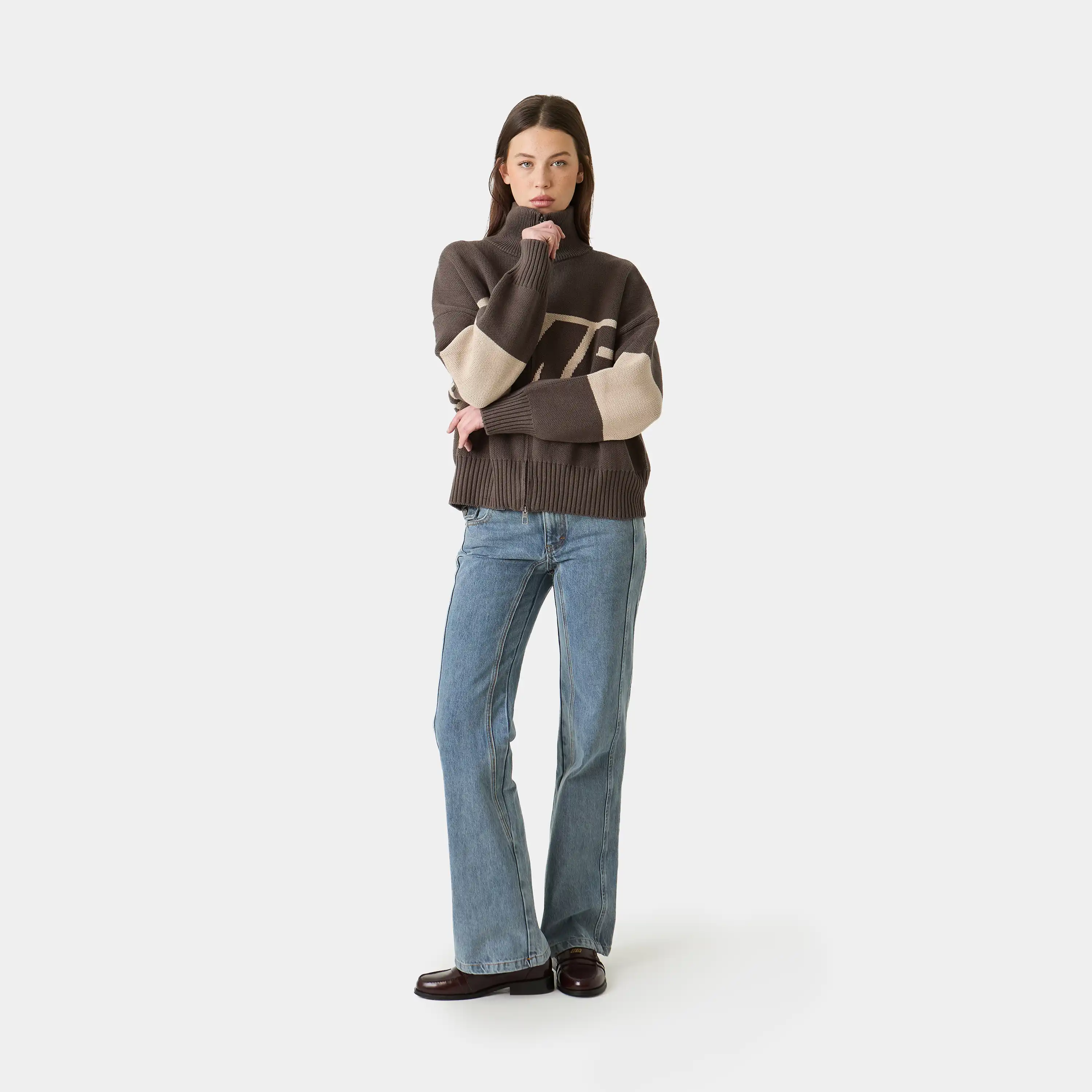Thrill Falcon Zipper Knit