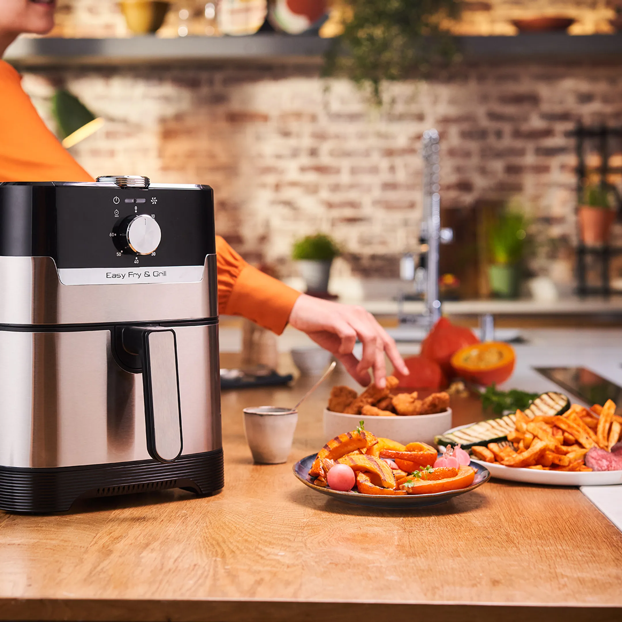 Moulinex Airfryer Easy Fry & Grill EZ501D10