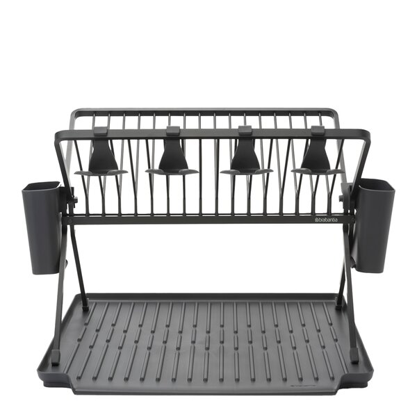 SinkSide sammenleggbart oppvaskstativ 33x42x51 cm svart