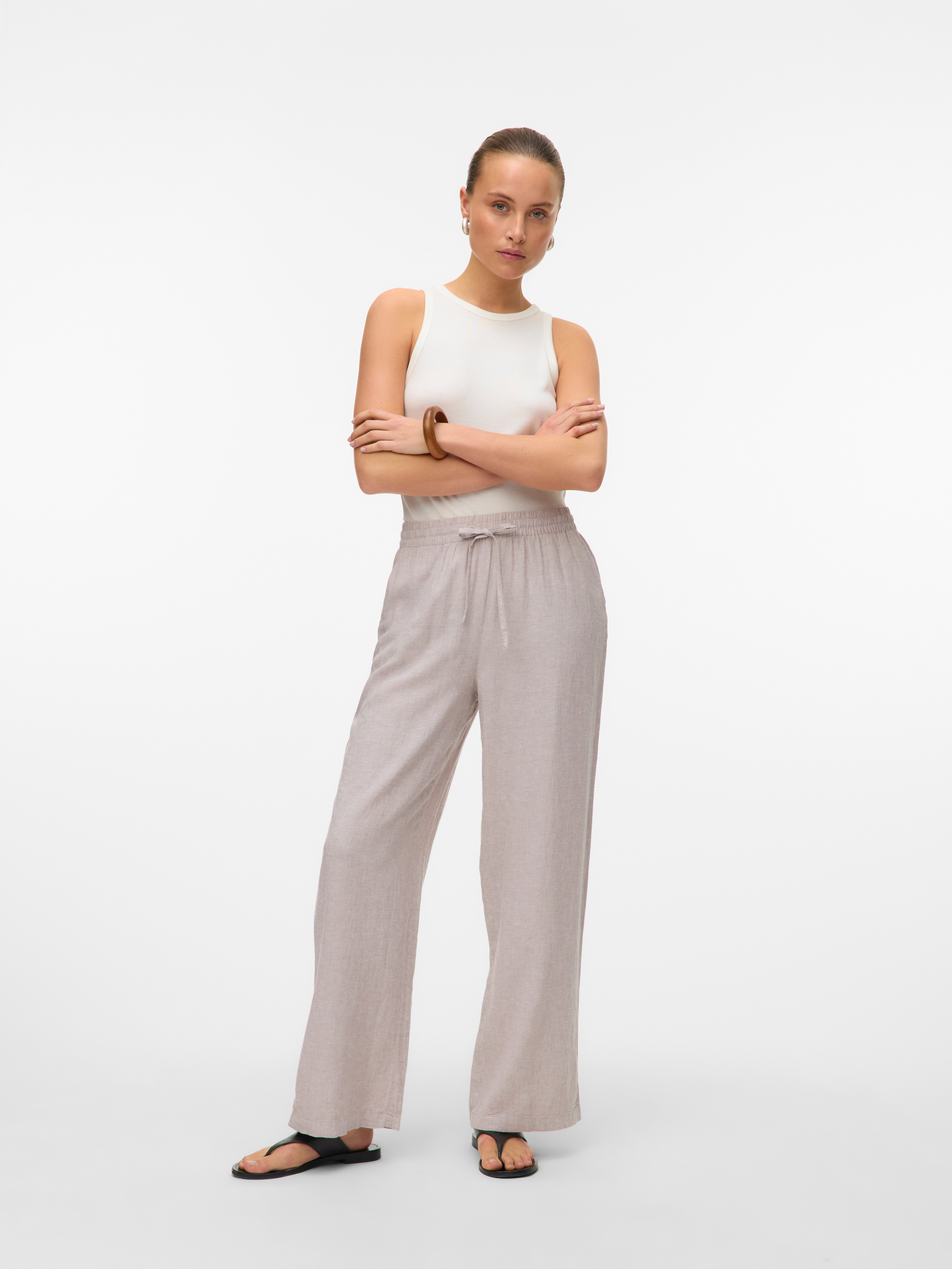 VERO MODA® VMLINN Mid waist Trousers