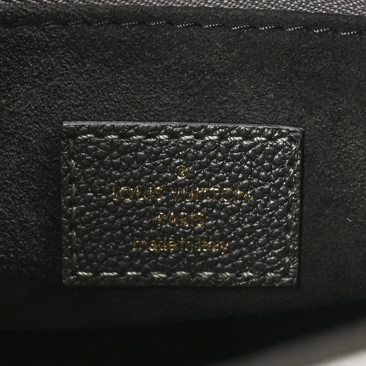 Metallic Empreinte Monogram Giant Onthego PM Gun Metal