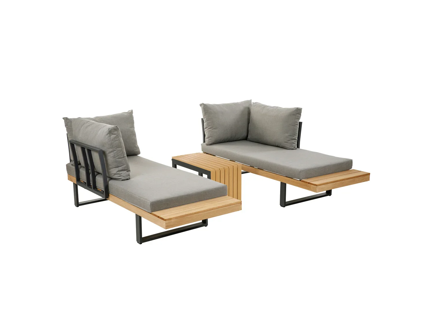 Greemotion Salon de jardin Lana, 3 pices