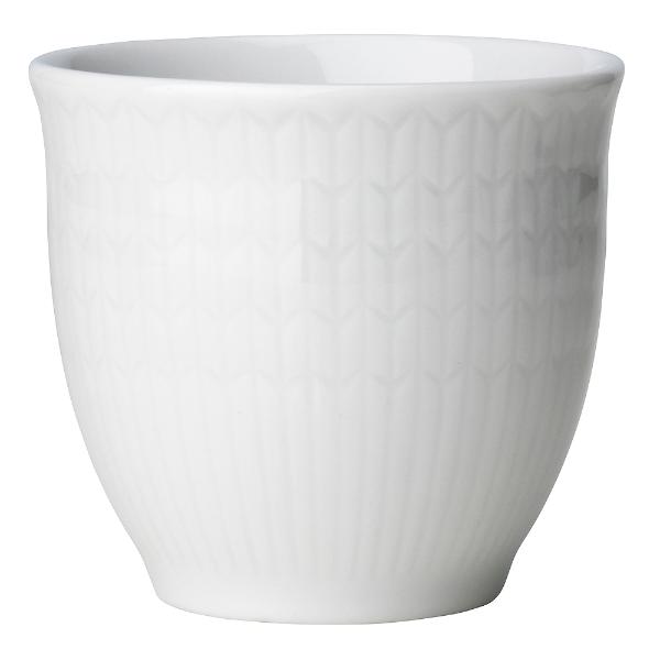 Swedish Grace eggeglass snø/hvit