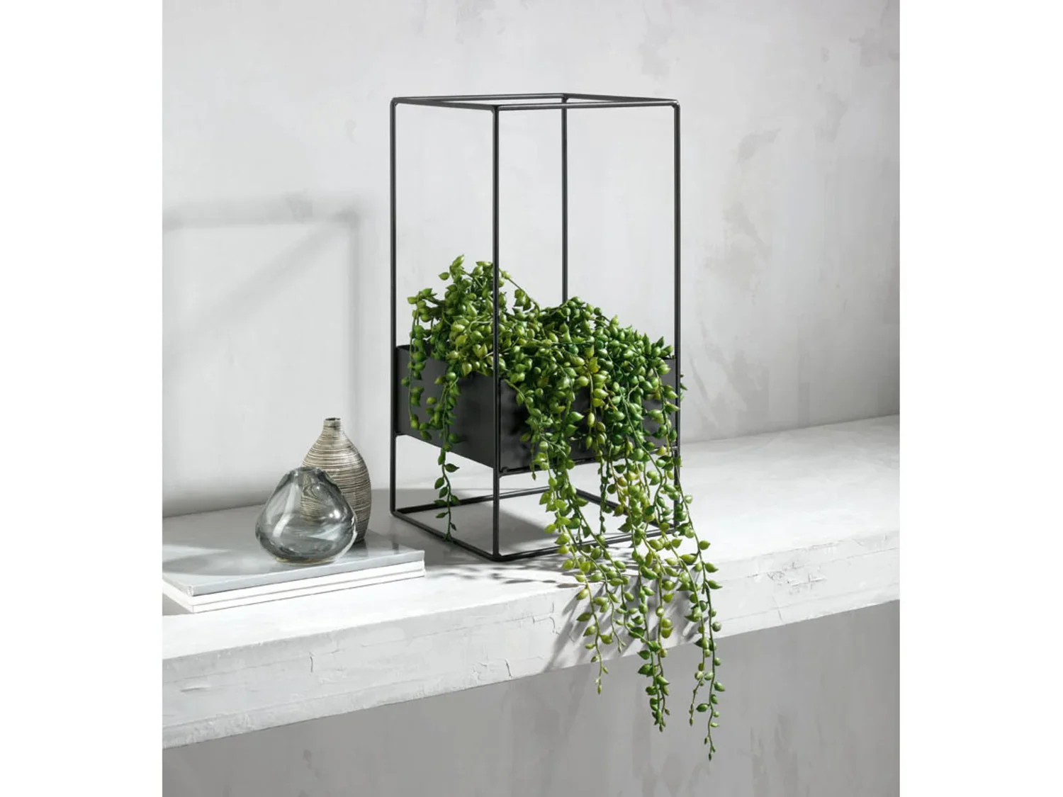 LIVARNO home Pot de fleurs avec cadre mtallique