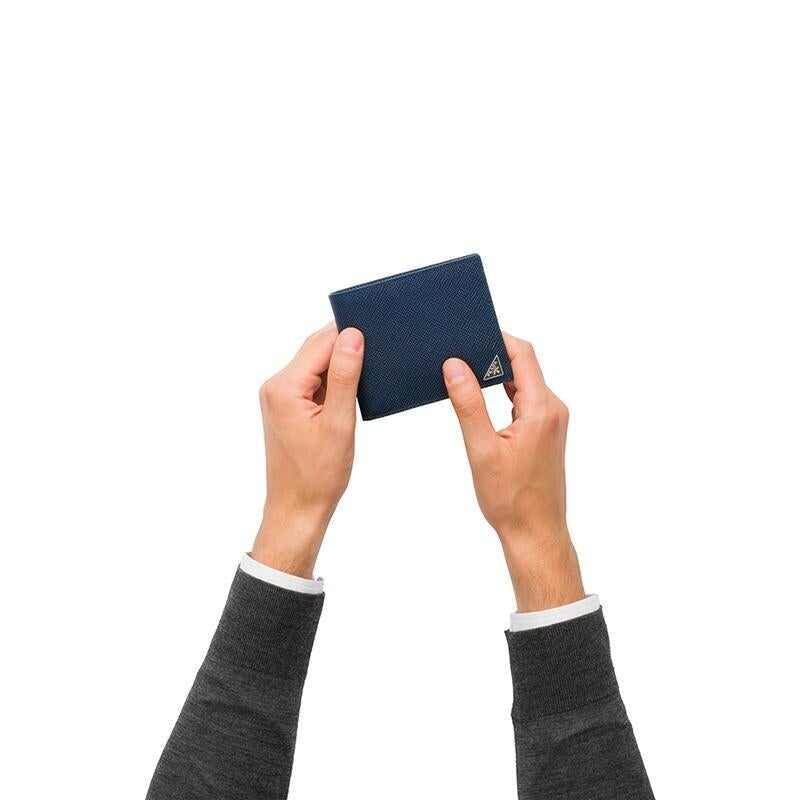 PRADA(プラダ) レザー 財布 ネイビー