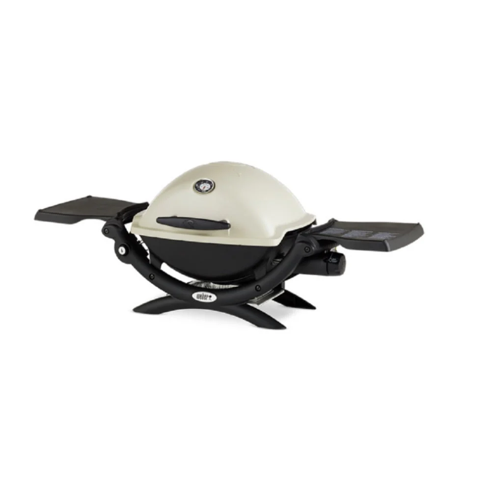 Q1200 Liquid Propane Grill (Titanium) with Portable Cart Bundle Image 6