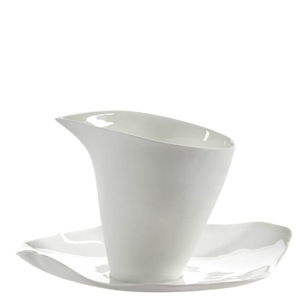 Perfect Imperfection melkemugge 15 cl hvit ginga