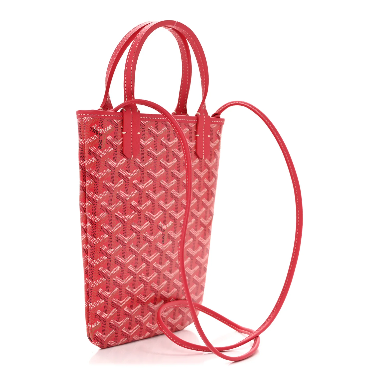 Goyardine Le Jardin Poitiers Tote PM Fuchsia