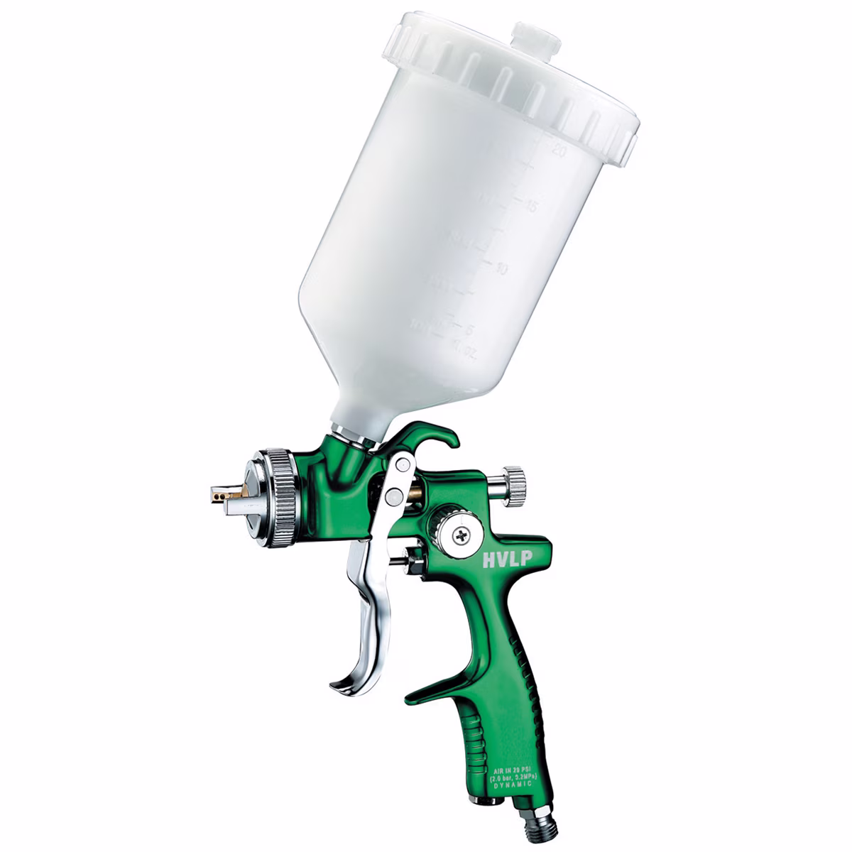 EUROPRO FORGED HVLP 1.3MM SPRAY GUN W/ PLASTIC CUP