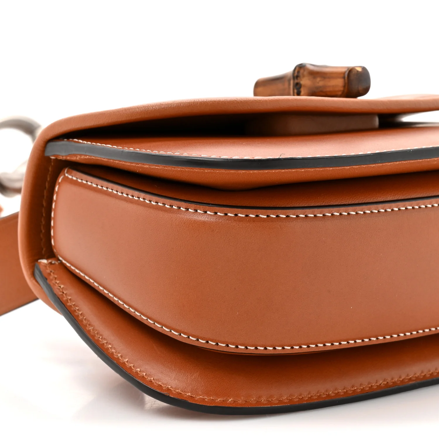 Calfskin Bamboo Mini 1947 Belt Bag 80 30  Brown