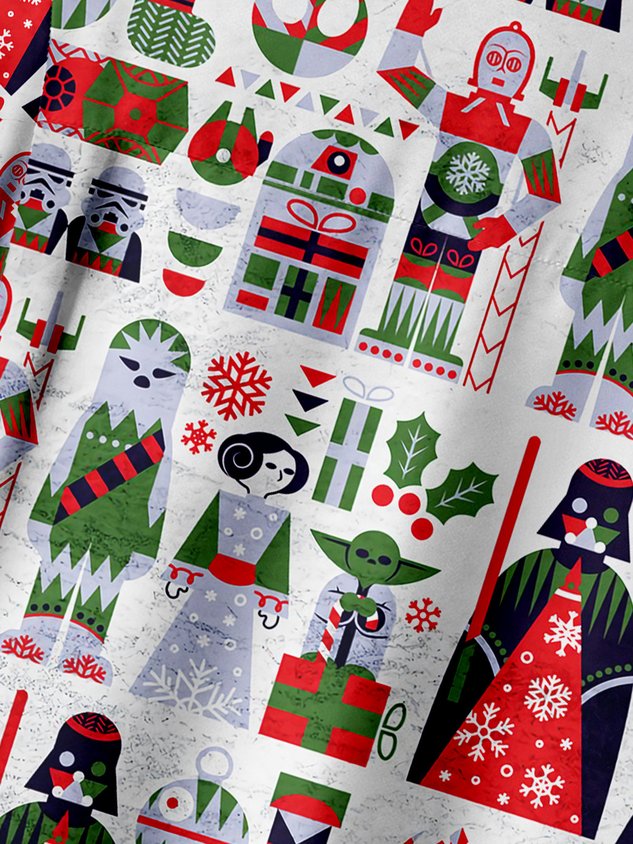 Chemise à manches courtes avec poche poitrine de Noël