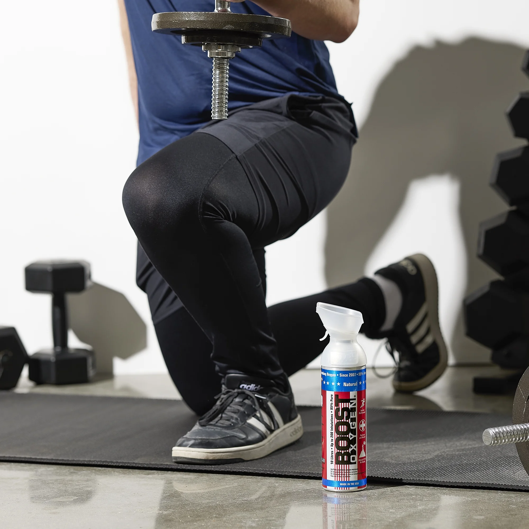 6 Pack 10 L Boost Oxygen Stars/Stripes Pure Canned Oxygen Canister, Natural